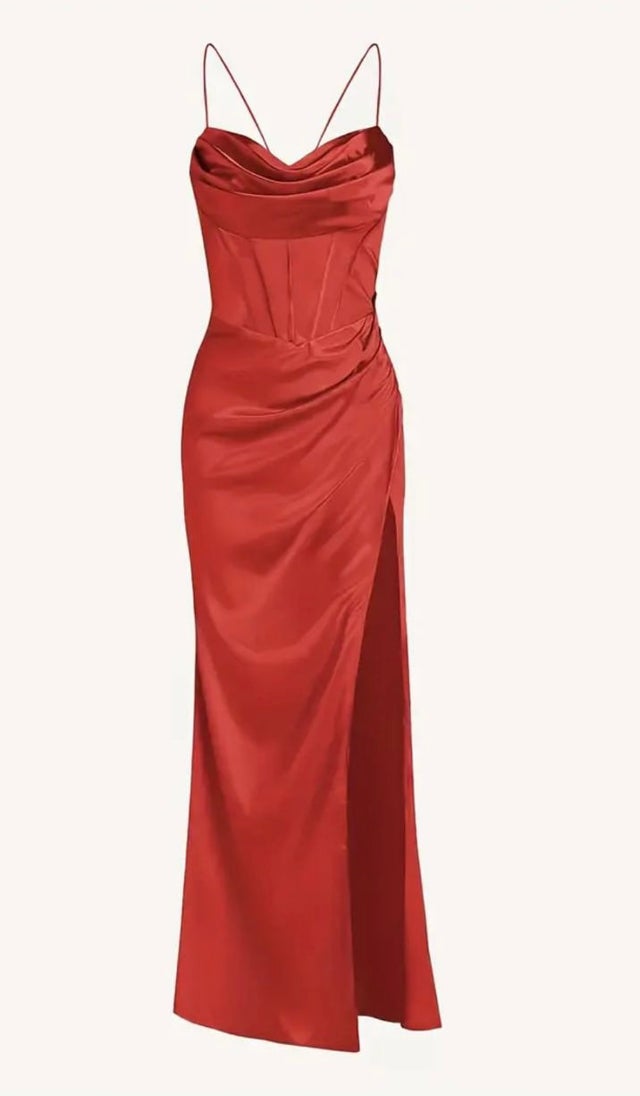 fitted lace wedding dress Empire Waist Maxi Chiffon Evening Dress for Women main image 0